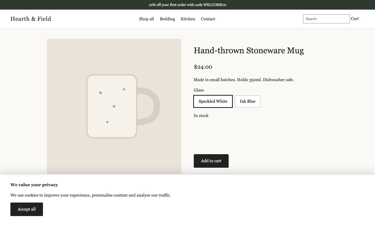 Step 1: Opened the mug